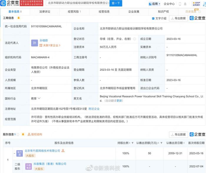 抖音北京职业技能培训学校 营利性民办机构的职业赋能新探索